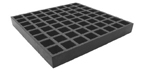 One and One Half Inch by One and One Half Inch Dark Gray Square Mesh Molded FRP Grating